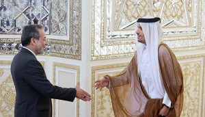 دیدار وزیر امور خارجه قطر با عراقچی