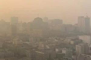 وضعیت «نارنجی» هوای پایتخت در آخرین روز پاییز