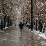 بارش برف و باران در راه تهران