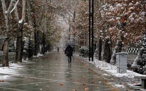 بارش برف و باران در راه تهران