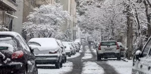 تهران یخ میزنذ/ تداوم بارش برف و باران در تهران تا دوشنبه