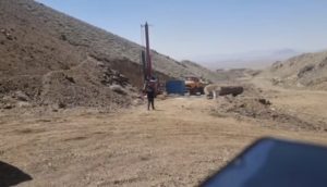 آغاز بزرگترین عملیات  حفاری اکتشافی عمیق شرق کشوردر مجتمع سنگ آهن سنگان با فرمان معاون  وزیر و رئیس هیات عامل