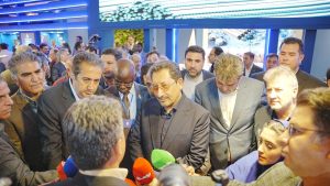 بازدید وزیر صمت و رئیس هیات عامل ایمیدرو از غرفه ایمیدرو