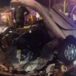 تصادف مرگبار پژو ۲۰۶ در بزرگراه شهید بابایی/ دو جوان جان باختند + عکس